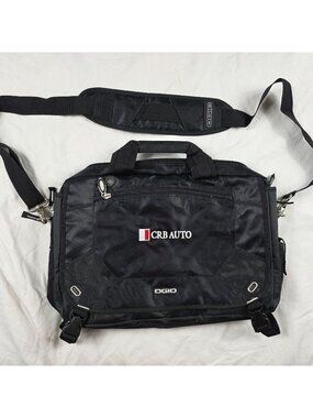 OGIO City Corp Messenger Laptop Bag Black Adjustable Strap Pockets CRB Auto